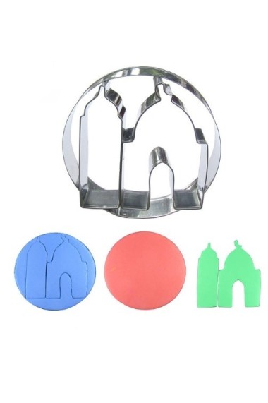 Cake mold - cookie cutter and minaret in circle