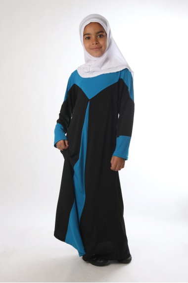 Abaya for bicoloured girl...