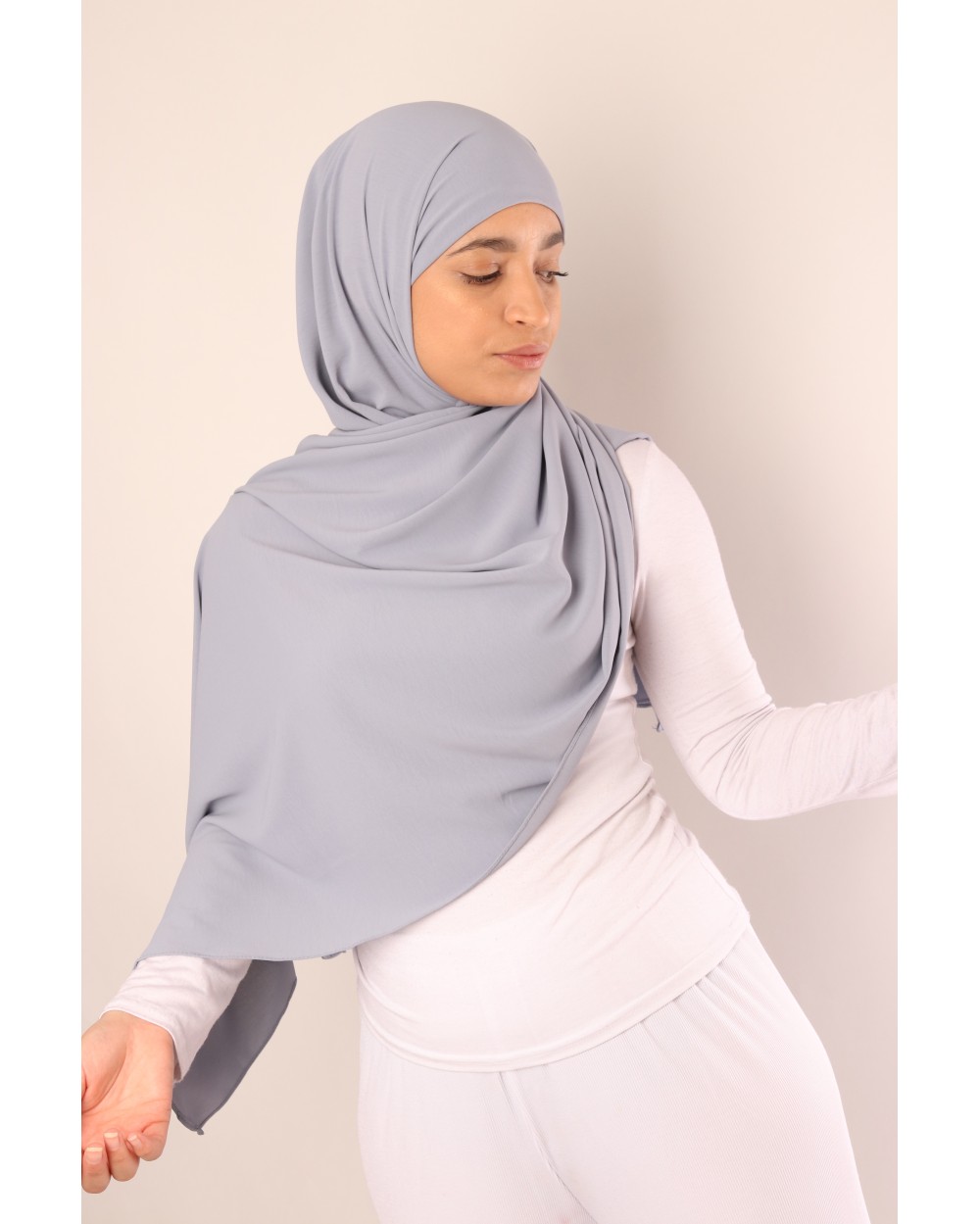 Hijab way silk of Medina bonnet ready to put on Muslim woman