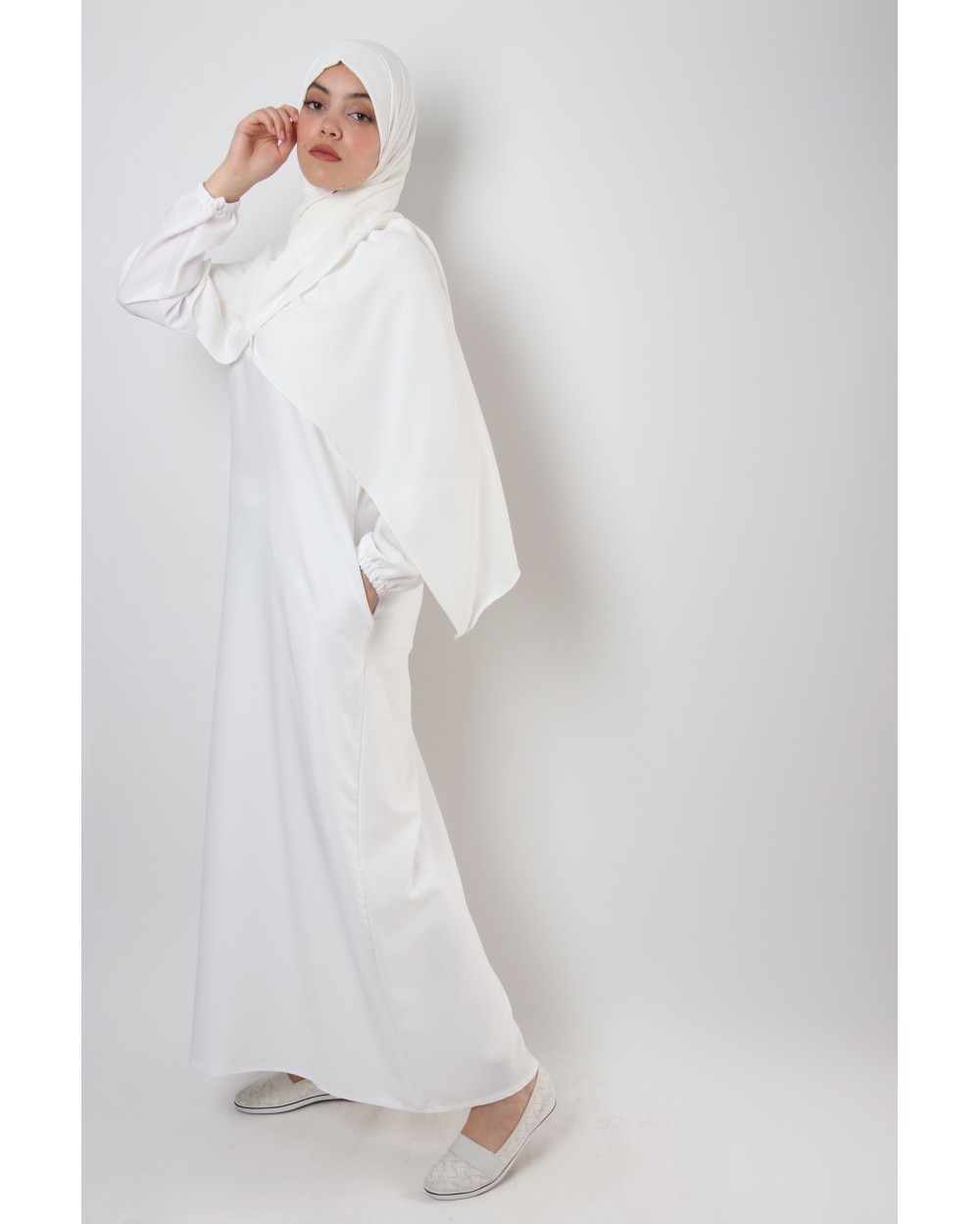 Abaya robe  longue pour femme musulmane  pas cher