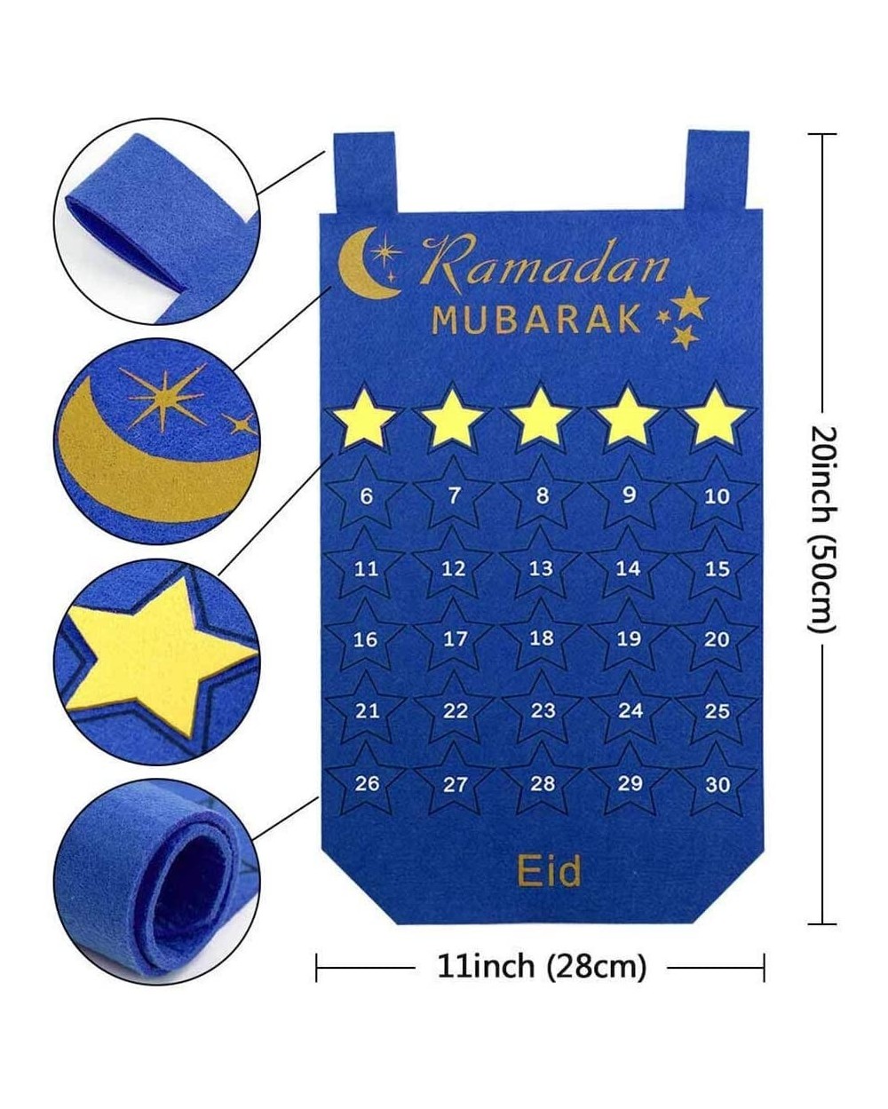 Calendrier du Ramadan A?d Mubarak 2023 Calendrier De L'Avent pour