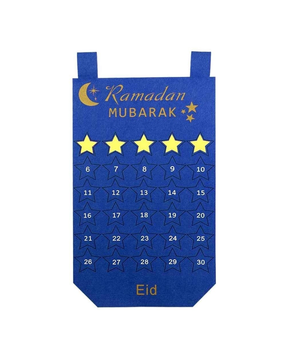 Décorations du Ramadan Calendrier du Ramadan Calendrier de l'Aïd