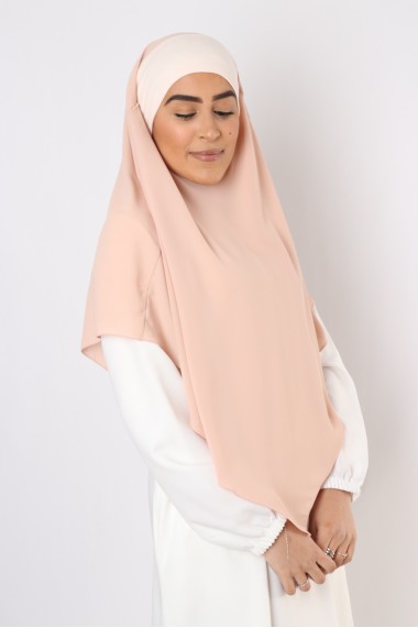 Khimar mousseline à enfiler