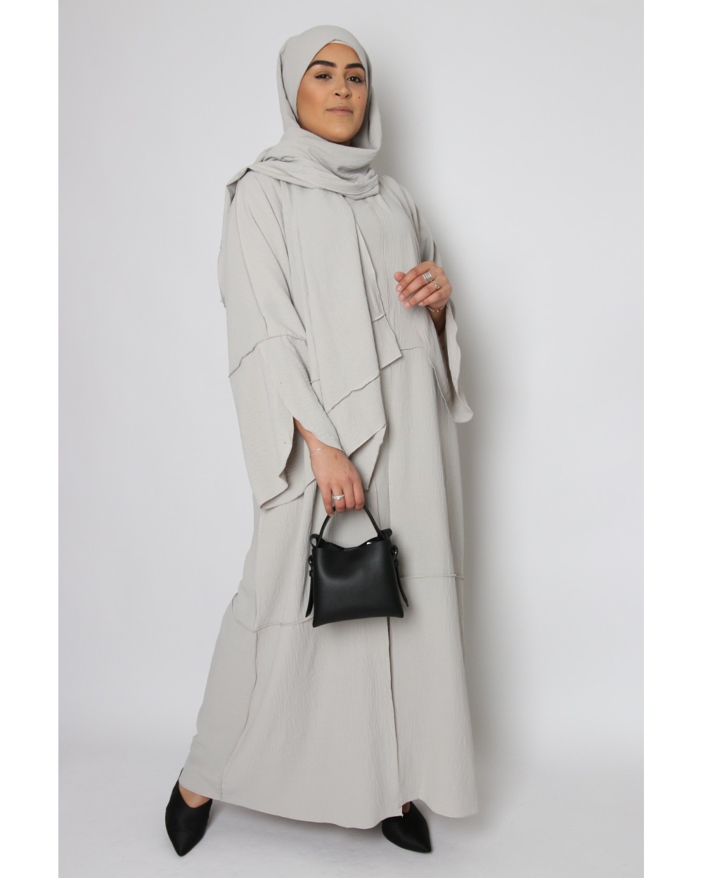 kimono abaya beige