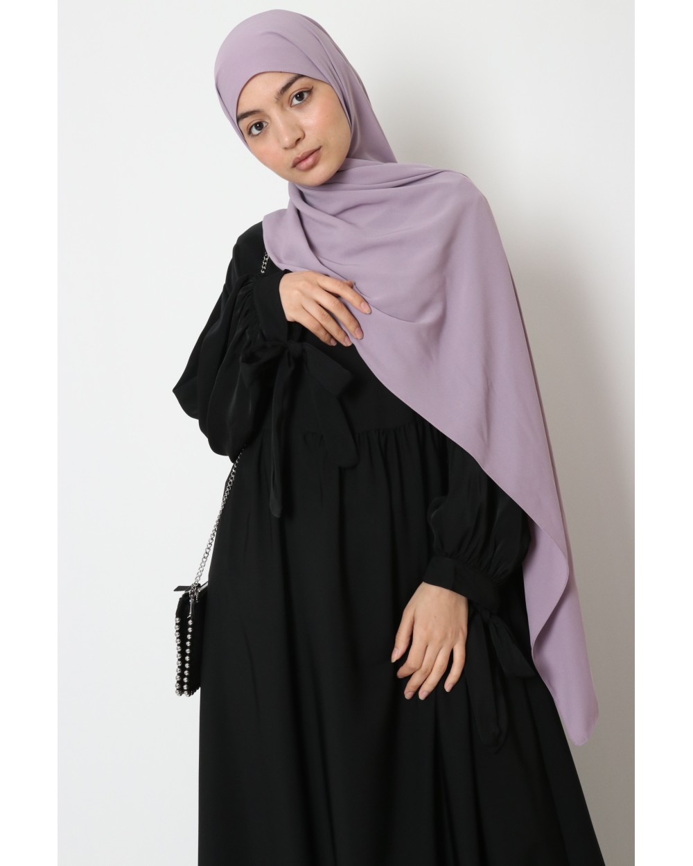 Dress Roumaissa knot sleeves