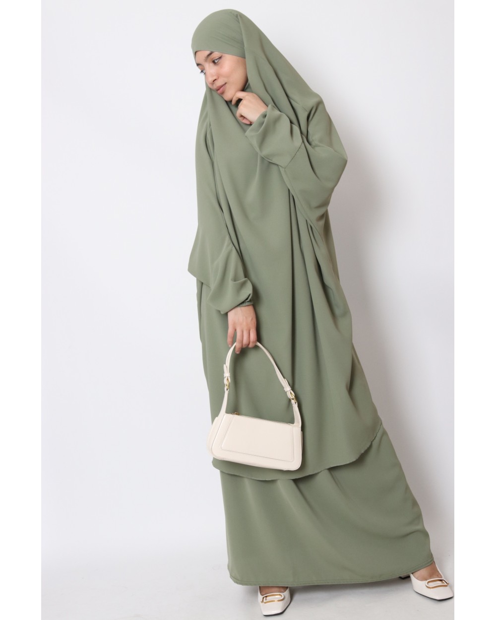 Jilbab jupe soie de médine