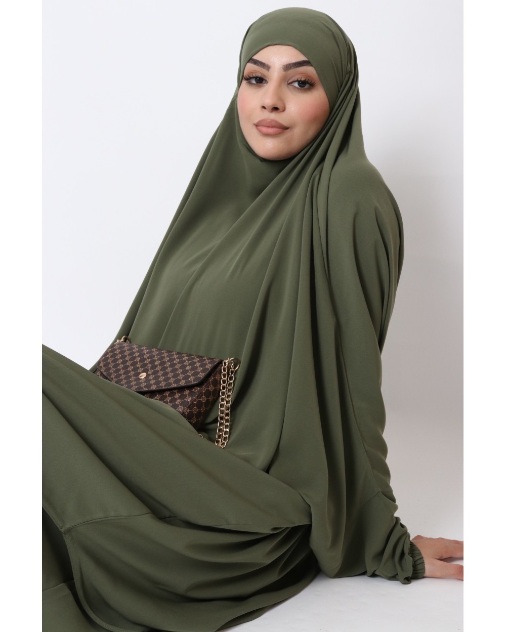 Jilbab 2 pieces harem pants Jamila Size 3 Color Khaki Size 3 Color Khaki
