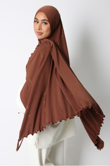 Hijab jersey luxe frisé...