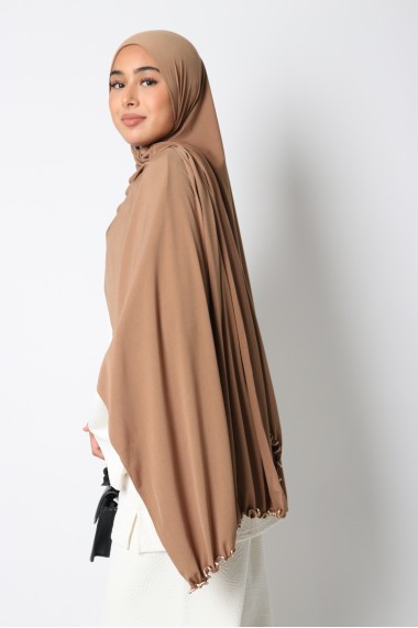 Hijab jersey luxe frisé...